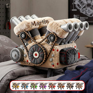 V8 Engine Model Custom Shape Pillow - Personalized Gifts 02ohmg171225 - Pillow - GoDuckee