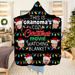 Custom Photo Gifts For Grandma Wearable Blanket Hoodie 01acqn031024 - Blanket - GoDuckee