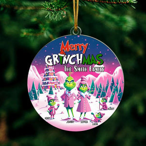 Personalized Gifts For Family Christmas Ornament 02XQLU120924 - Ornament - GoDuckee