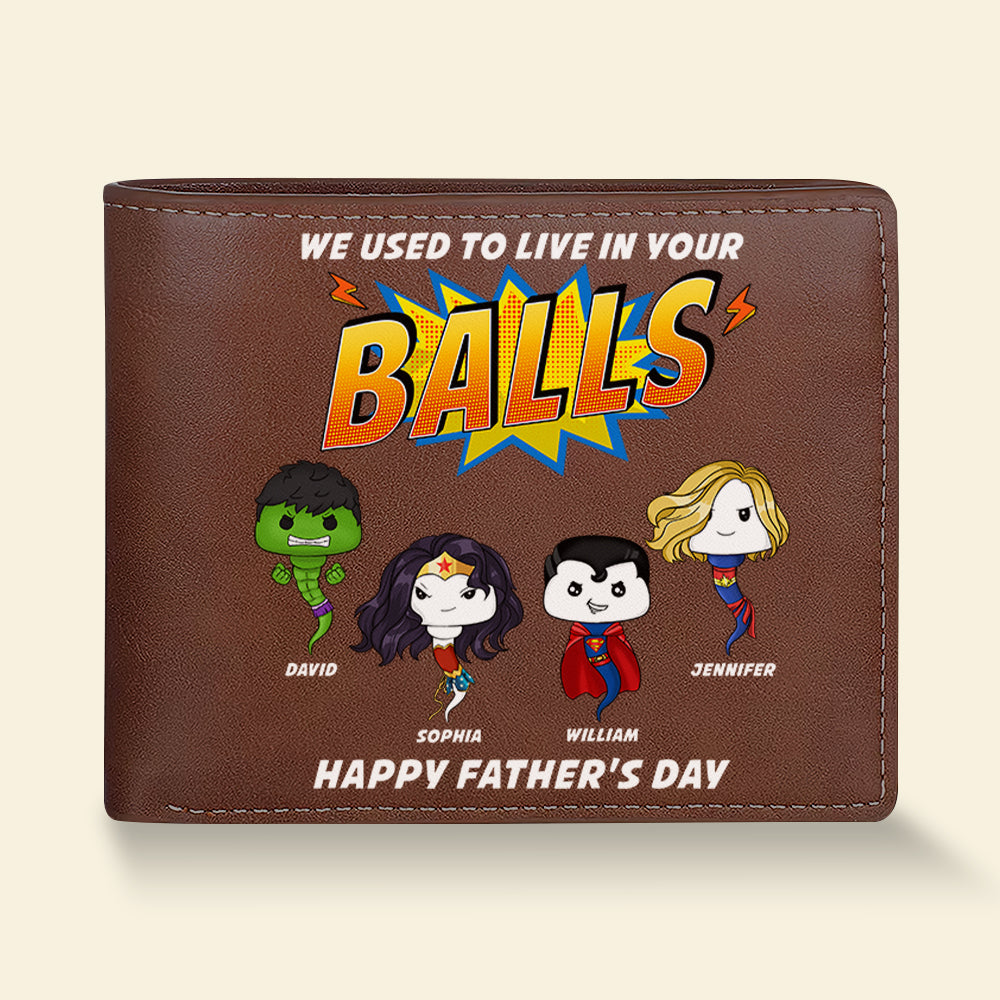 Personalized Gifts For Dad PU Leather Wallet 02NAQN040524HA Father's Day - PU Leather Wallet - GoDuckee