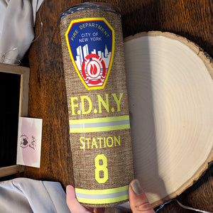 Custom Logo Gifts For Firefighter Tumbler 01pjqn010824 - Tumbler Cup - GoDuckee