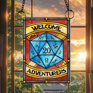 Gifts For Game Fans, Welcome Adventures Suncatcher Ornament 02NAMH040924 - Ornament - GoDuckee