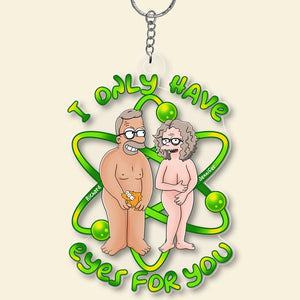 Personalized Gifts For Couple, Funny Naughty Couple Keychain 07qhqn100724hg - Keychains - GoDuckee