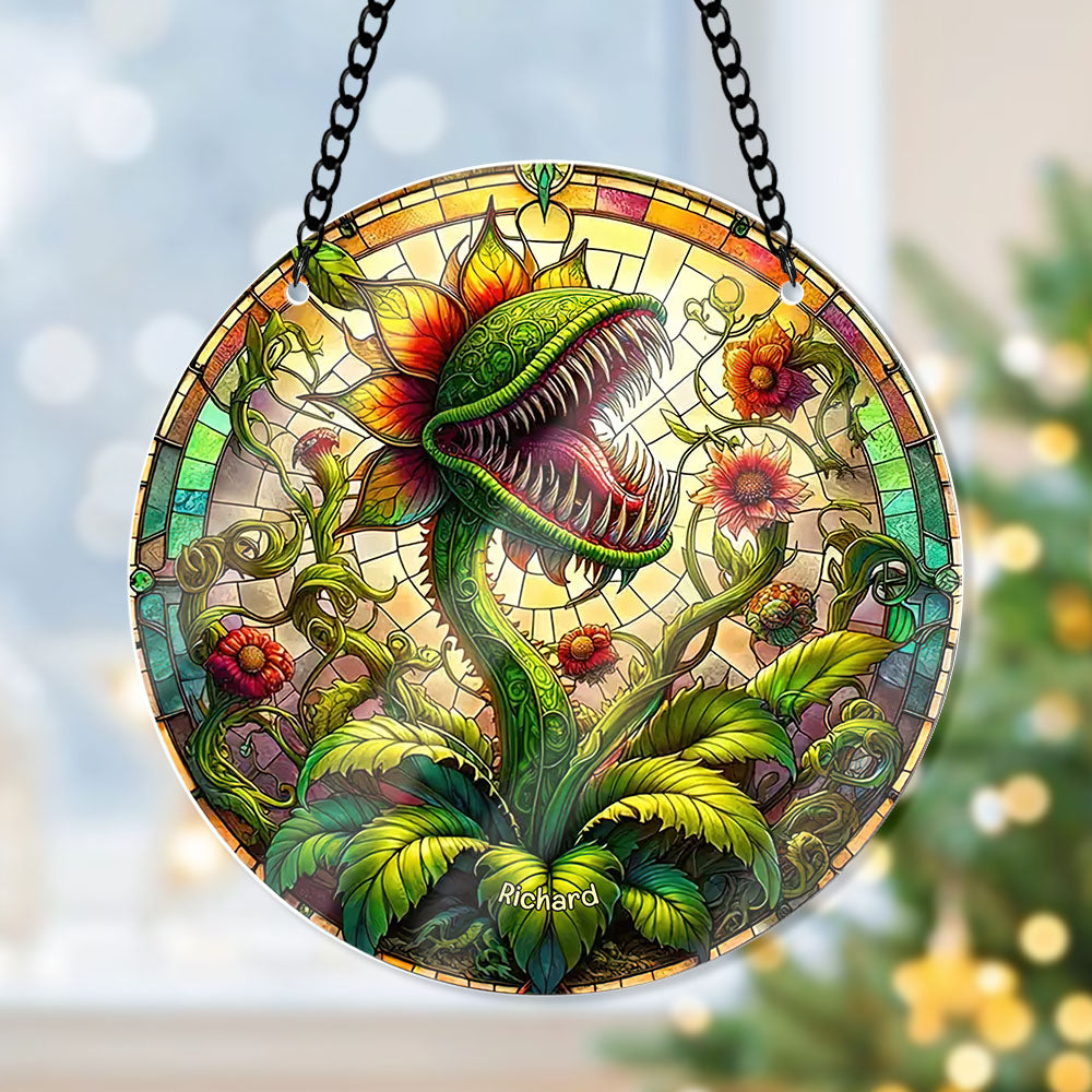 Personalized Carnivorous Plant Suncatcher Ornament 38acqn240824 - Ornament - GoDuckee