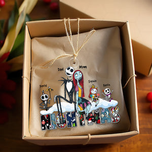 Personalized Gifts For Family Horror Christmas Ornament 05OHDT211124 - Ornament - GoDuckee