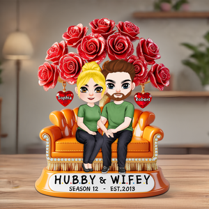 Couple Milestone Acrylic Plaque - Personalized Gifts For Couple 03napu230525 - Shaped Plaques - GoDuckee