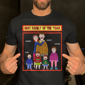 Personalized Gifts For Family Shirt 02ohpu241224hg Best Family Of The Year - Shirts - GoDuckee