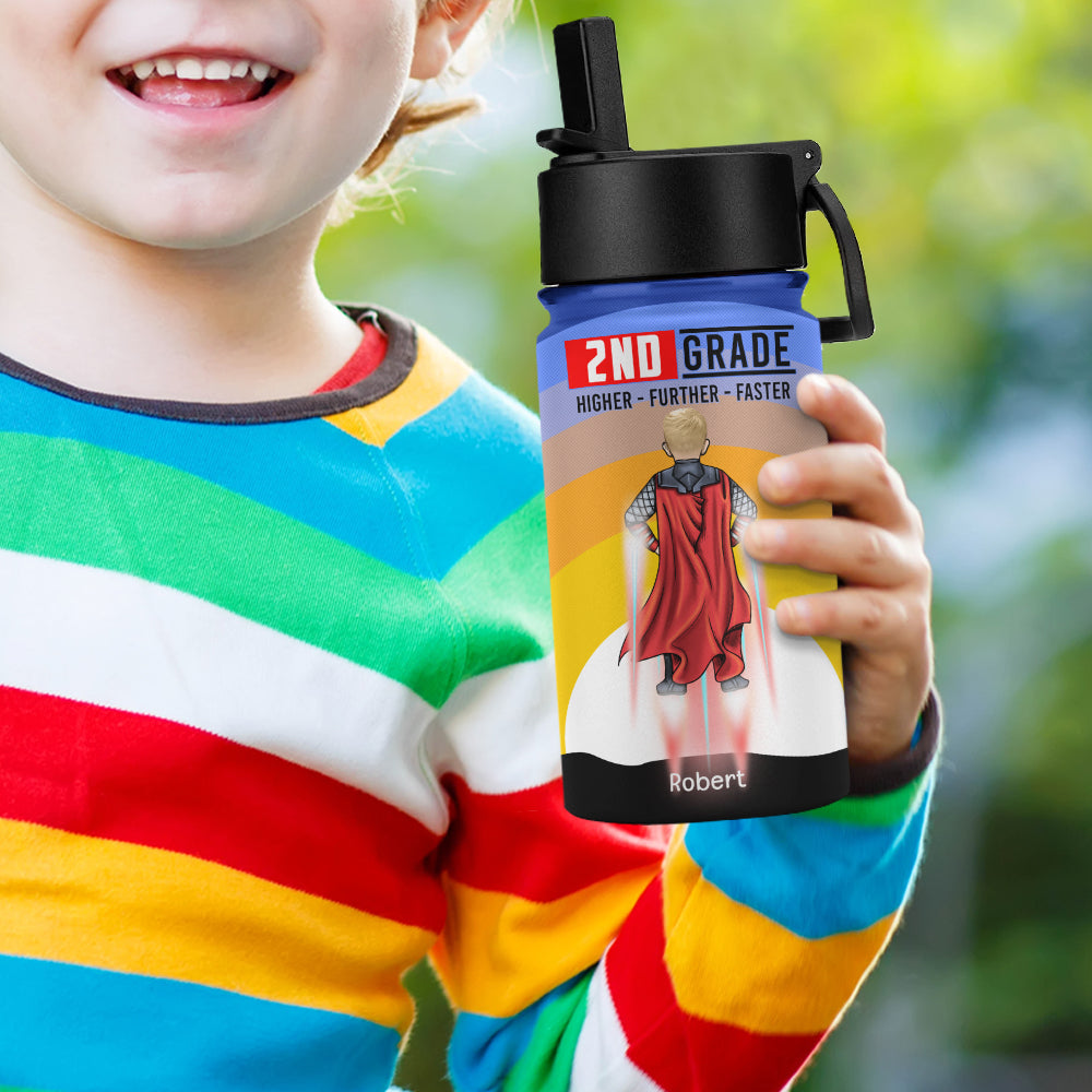 Higher- Further- Faster- Personalized Kid Tumbler-Gift For Kid- Kid Tumbler-01qhqn030723tm - Kid Tumbler - GoDuckee