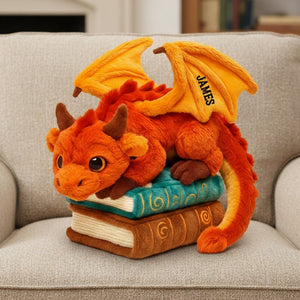 Dragon Book Custom Shaped Pillow Personalized Gifts For Book Lovers 03natn141125 - Pillow - GoDuckee