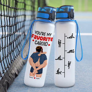 Naughty Couple Tracker Bottle - Personalized Gifts For Couple 03toqn070525hg - Water Bottles - GoDuckee