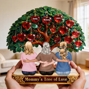 Grandma's Tree Acrylic Plaque - Personalized Gifts For Grandmas 05tyqn130326 - Shaped Plaques - GoDuckee