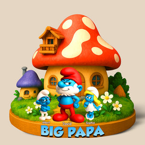 Big Dad Acrylic Plaque - Personalized Gifts For Dad 01toqn050525 - Shaped Plaques - GoDuckee