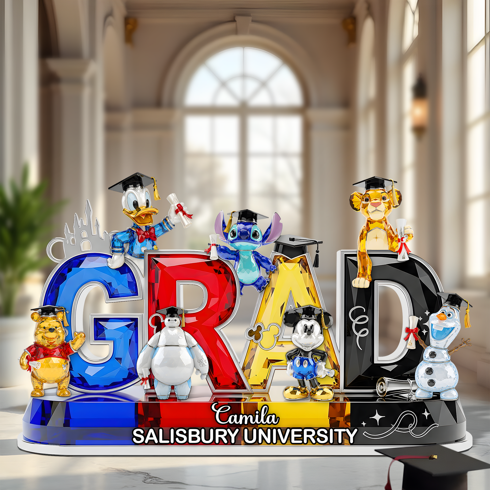 Cartoon Graduation Plaque - Personalized Gifts For Graduates 02ohpu260525 - Shaped Plaques - GoDuckee