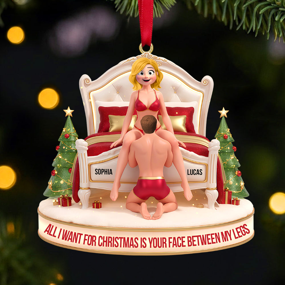 Personalized Funny Gifts For Couple Christmas Ornament 04ohtn151125 - Ornament - GoDuckee