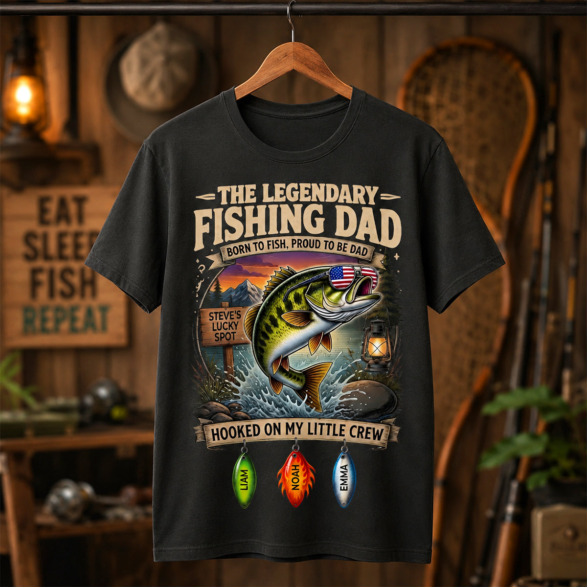Proud To Be A Dad Shirt - Personalized Gifts For Dad 04TYDH180526 - Shirts - GoDuckee