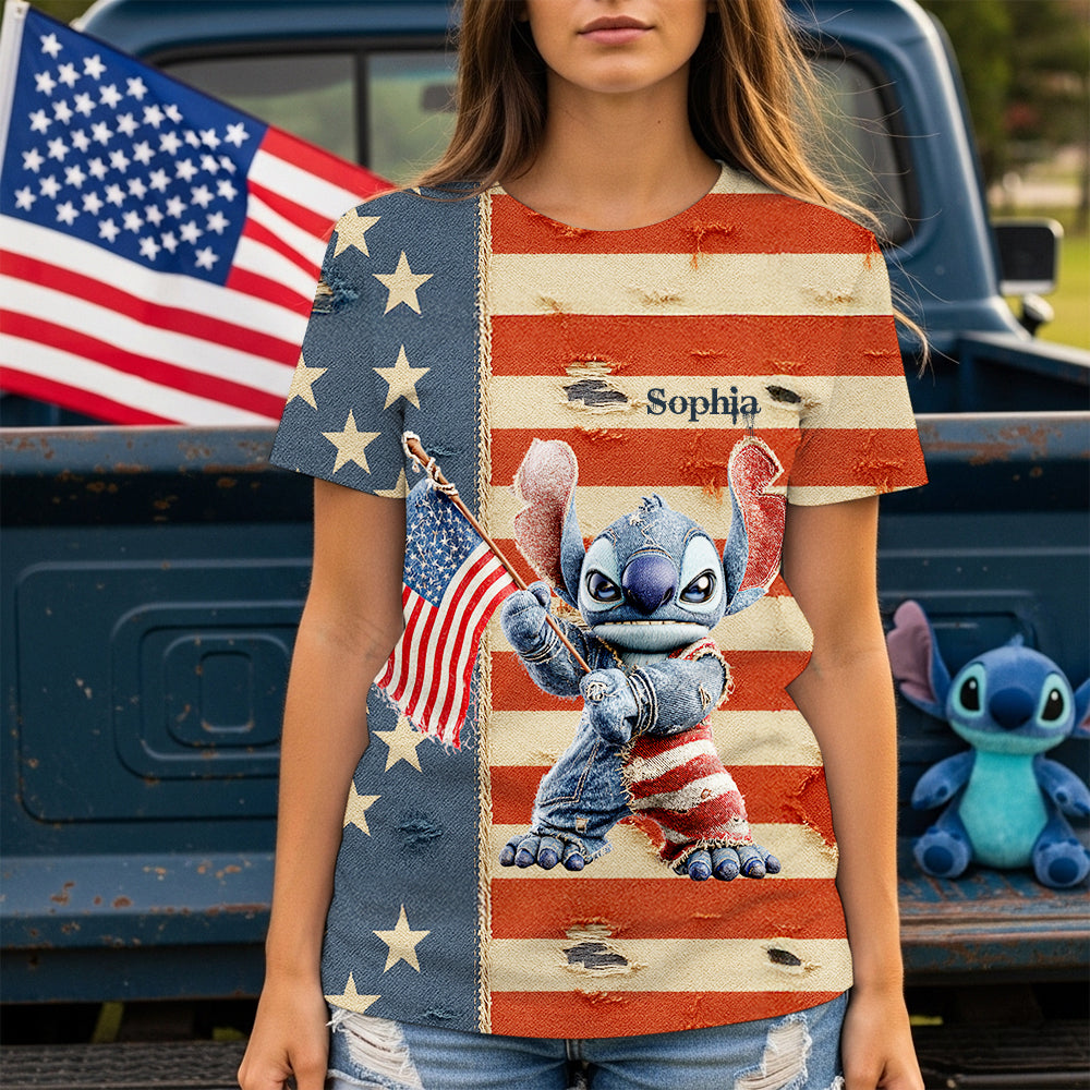 Blue Monster Lovers Shirt Personalized Gifts For Fans 01TGDT020725 - AOP Products - GoDuckee