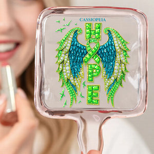 Ribbon Awareness Handheld Mirror - Personalized Gifts 01HUDT081225 - Mirror - GoDuckee