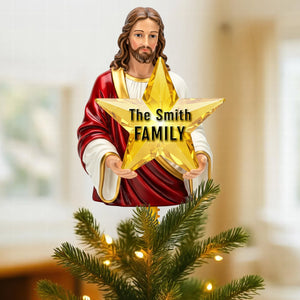Holiday Acrylic Christmas Tree Topper – Personalized Gifts For Christians 04pgqn151125 - Ornament - GoDuckee