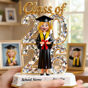 Graduation Acrylic Plaque - Personalized Gifts For Graduates 04pgqn040226-Homacus