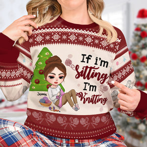 Personalized Gifts For Knitting Lover Ugly Sweater 01TOLU021124HH - Ugly Christmas Sweater - GoDuckee