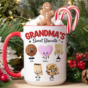 Personalized Christmas Gifts For Grandma Coffee Mug 01hutn051024 Grandma's Sweet Biscuits - Coffee Mug - GoDuckee