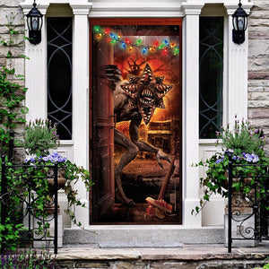 Horror Characters Door Cover, Halloween Decor 02TOLU050924 - Door Covers - GoDuckee