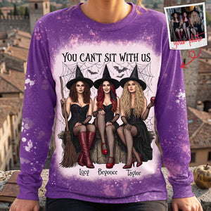 Custom Photo Witch Friends Shirt - Personalized Gifts For Halloween Shirt 02HUTA290826