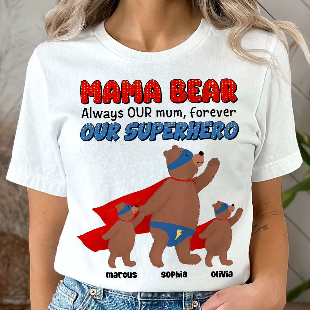 Personalized Gifts For Mom Shirt Mama Bear 01OHDT070324 - 2D Shirts - GoDuckee