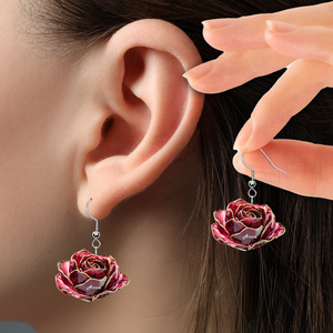 Birth Month Flowers Earrings - Personalized Gift For Flower Lovers 04TGLU130625 - Earrings - GoDuckee