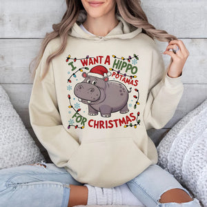 Christmas Gifts For Hippopotamus Lovers Shirt 200acxx260824 - Shirts - GoDuckee