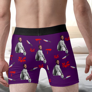 Custom Photo Gifts For Halloween Men's Boxer Just The Tip 01xqqn050824 - Boxer Briefs - GoDuckee