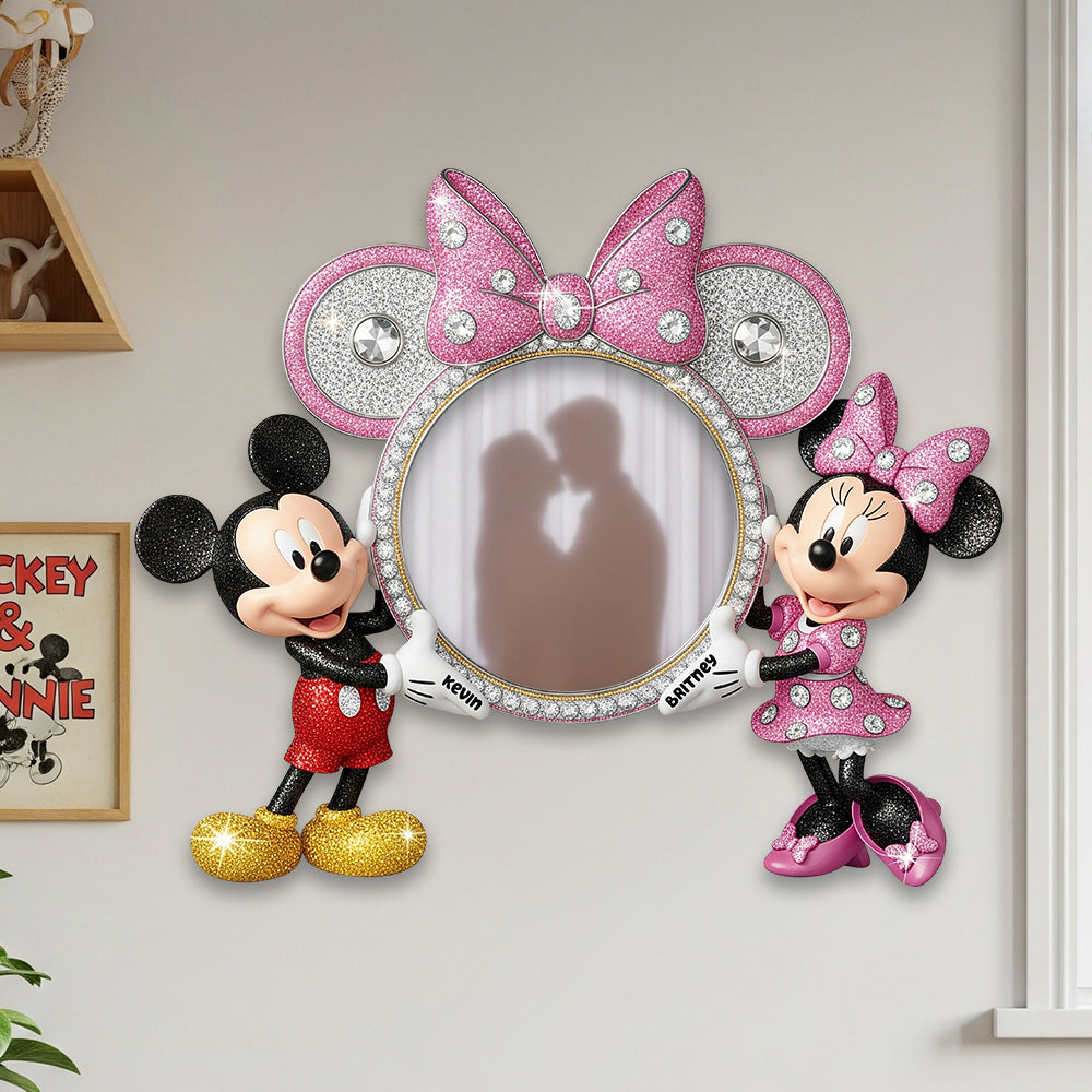 Sweet Couple Wall Hanging Mirror Personalized Gifts For Couple 01PGDT260725 - Mirror - GoDuckee
