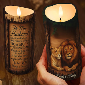 King & Queen LED Candle Personalized Gifts For Couple 01TODT170725 - Led Candle - GoDuckee