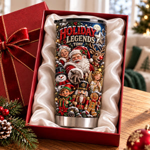 Holiday Legends 20oz Tumbler - Personalized Gifts For Christmas 08tolu201026 - Tumbler Cup - GoDuckee