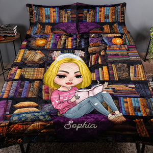 Personalized Gifts For Book Lovers Quilt Bed Set 05qnqn311024 - Blanket - GoDuckee