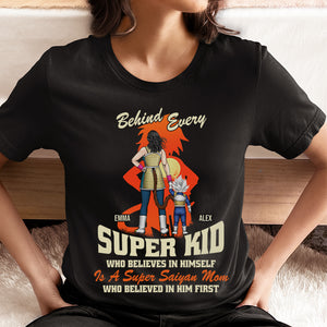 Personalized Gifts For Mom Shirt Behind Every Super Kid Who Believes In Himself 02OHHN140324HH - 2D Shirts - GoDuckee