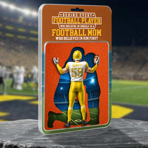 American Football Mom Acrylic Plaque - Personalized Gifts For Mother 012OHDT280425 - Shaped Plaques - GoDuckee