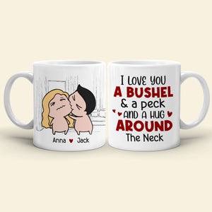 I Love You-Gift For Couple-Personalized Coffee Mug- Funny Couple - Coffee Mug - GoDuckee