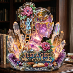 Personalized Gifts For Book Lovers Acrylic Light Box 02HULU150626 - Light Box - GoDuckee