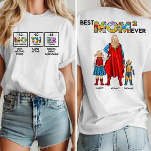 Personalized Gifts For Mom Shirt 02topu250325pa Best Mom Ever - Shirts - GoDuckee