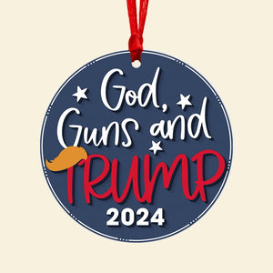 God Guns 2024 Ornament 03acqn110724 - Ornament - GoDuckee