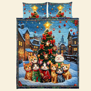 Personalized Gifts For Cat Lovers Quilt Bed Set 03acqn051124 Christmas Gift - Blanket - GoDuckee