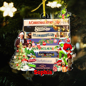 Custom Name Gifts For Movie Fans Christmas Acrylic Ornament 04XQTN190924 - Ornament - GoDuckee