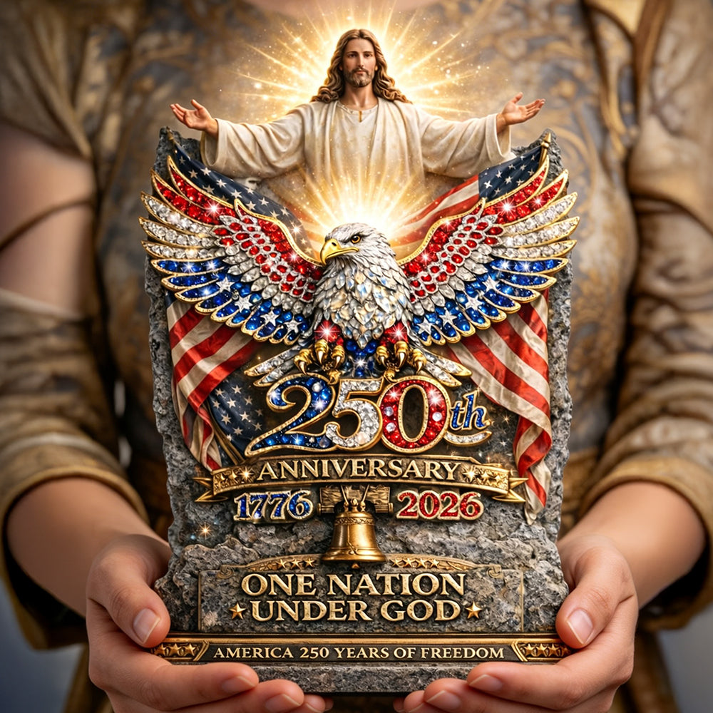250th Anniversary Acrylic Plaque Personalized Gifts For Christians 04TODT050326 - Shaped Plaques - GoDuckee