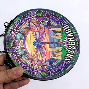 Personalized Gift For Historical Fantasy Novel Fans Suncatcher, Dragonfly Stained Glass 06QHTN290824 - Ornament - GoDuckee