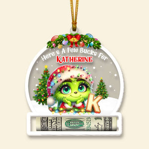 Personalized Christmas Gifts For Kids Money Holder Ornament 02KAMH121024 - Ornament - GoDuckee