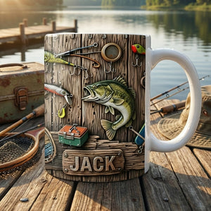 Personalized Gifts For Fishing Lovers Coffee Mug 03tgtn041225 - Coffee Mug - GoDuckee