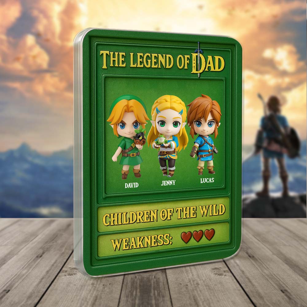 Gaming Legend Plaque Personalized Gifts For Dad 01natn100525 - Shaped Plaques - GoDuckee