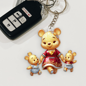 Personalized Gifts For Mom Keychain, Mama Bear 01tgpu120425 - Keychains - GoDuckee