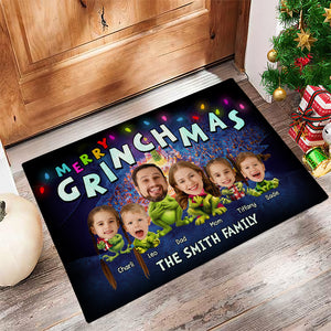 Custom Photo Gifts For Family Christmas Doormat 04ACDT210924 - Doormat - GoDuckee